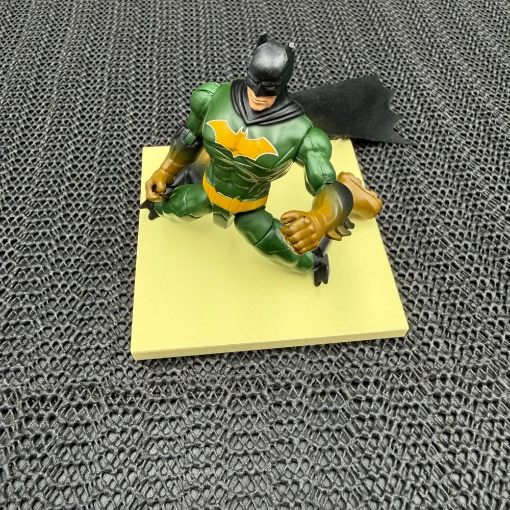 DC Comics Batman Action Figure Green Suit Black Cape Justice League 5 Inch